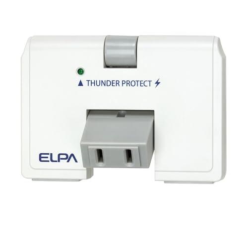 エルパ(ELPA) サージ付タップ コンセント 雷ガード 3個口 耐雷 125V 15A 耐トラッキングカバー A-362SB(W) | 