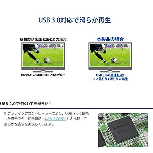 アイ・オー・データ マルチ画面 USBグラフィック ハイビジョン/USB3.0/WUXGA/フルHD/デジタルアナログ対応 日本メーカー USB
