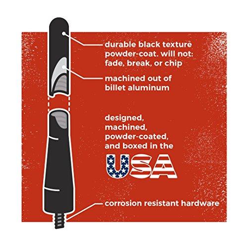 交換用スタビーアンテナ| トヨタFJクルーザー2007-2014年型用 | 4インチ | 米国製 | 数秒で取り付け可能 | 耐破断 耐チップ |  | 01