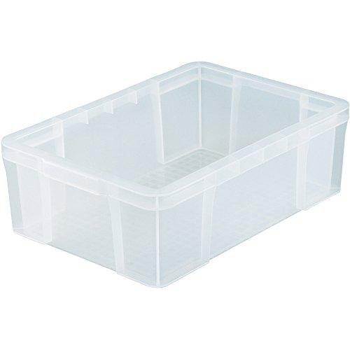 トラスコ中山(TRUSCO) THC型コンテナ ボックス型コンテナ 収納ケース 収納ボックス 透明 375×245×134mm THC-13B- | 