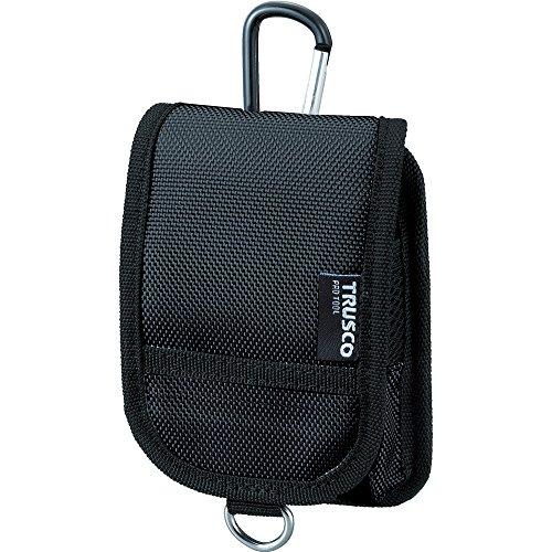 トラスコ中山(TRUSCO) コンパクトツールケース ワイド 1ポケット ブラック 145×95×40mm ベルト通し幅65mm スマートフォン | 