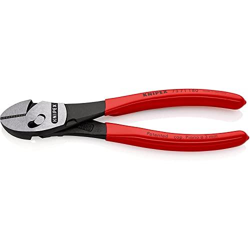 クニペックス KNIPEX ツインフォースニッパー 180mm 7371180 | 