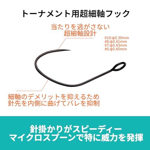 YARIE(ヤリエ) No.726 MKフック2 SSS エリアトラウト用 シングルフック バーブレス スプーン対応 極細線径 低活性 日本製 |  | 01