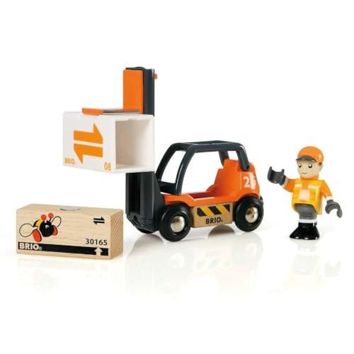 BRIO 木製レール 知育玩具 フォークリフト 対象年齢 3歳~ 33573 誕生日 クリスマス プレゼント 室内遊び 男の子 女の子 脳トレ | 