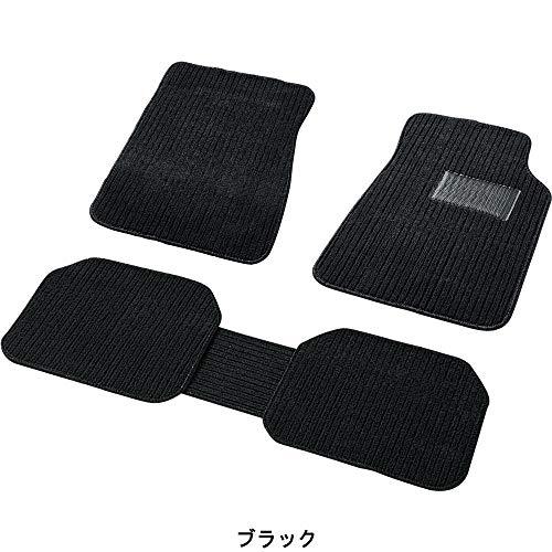 ボンフォーム(BONFORM) カーマット ストレート 普通車 1台分 5枚セット ズレ防止加工 ヒールパッド付 5テンセット ブラック 636 |  | 01