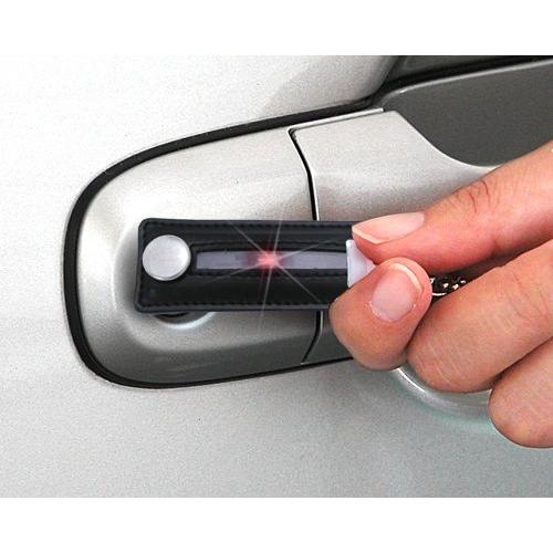 星光産業 車内用品 キーホルダー EXEA レザーアースキーホルダー ブラック EF-59 |  | 01