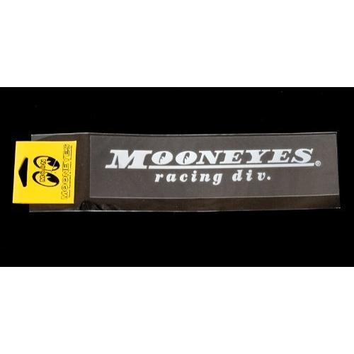MOONEYES ムーンアイズ MOONEYES racing div. 抜きデカール 転写式 ステッカー ホワイト DM-126 | 