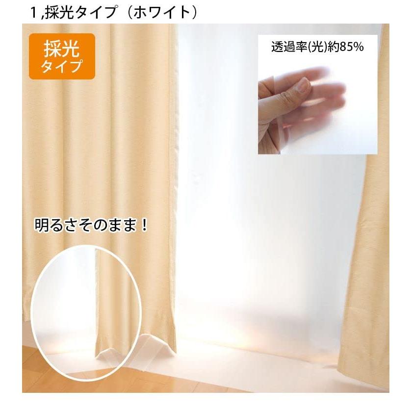 明和グラビア 冷気を防ぐ 窓 冷暖房効率UP カーテン 省エネ 節電 採光 UVカット 取り付け簡単 ホワイト 半透明 断熱カーテンライナー 1 |  | 01