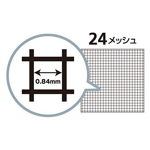 ダイオ 網戸張替用 クラウンネット ２４メッシュ ９１ｃｍｘ２ ｍ ホワイトグレイ |  | 01