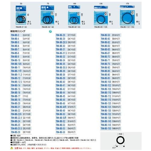 カクダイ 補修用Oリング 66.6×5.7 794-85-67 |  | 01
