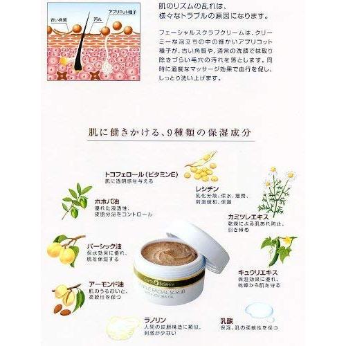 エリナ フェーシャルスクラブクリーム（普通肌用 弱酸性洗浄料） |  | 01