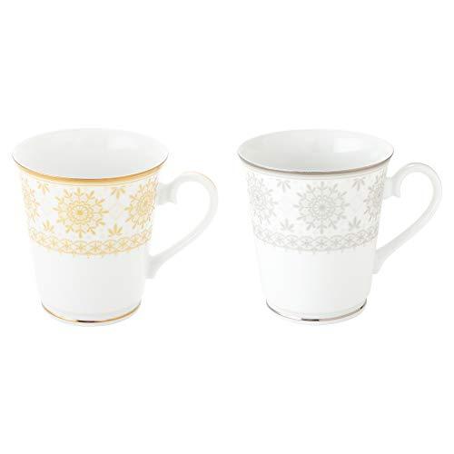 NARUMI(ナルミ) ペア マグカップ アウアンドプティ(Au&Pt) 280cc 2客セット 日本製 41377-33135 | 