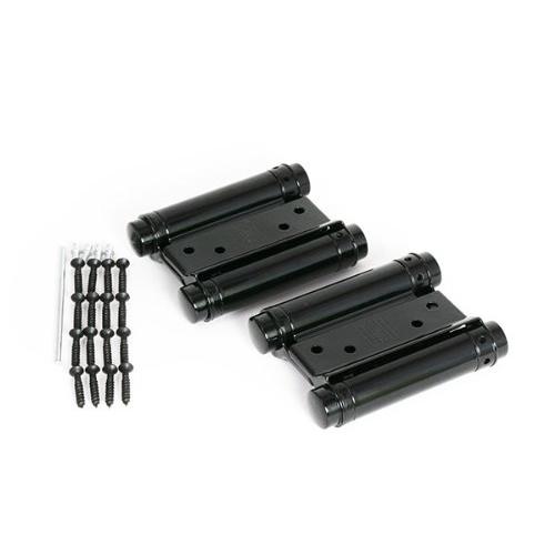 ハイロジック PEN黒塗り自由丁番(両開) 76mm 1組入 | 