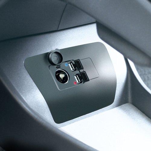 槌屋ヤック(Tsuchiya Yac) 車種専用品 トヨタ 30系 プリウス 専用 増設ソケット 電源BOX フロント コンソール SY-P1 |  | 01