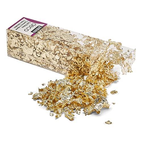 ペベオ(Pebeo) 箔押し加工のようなデコレーションが出来る ギルディング ホイルフレーク 1.5ｇ ゴールド 218 |  | 01