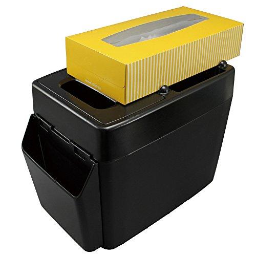 槌屋ヤック(Tsuchiya Yac) 車内用品 ゴミ箱 ダストボックス ラージトラッシュ3 ブラック 29.4×22.8×17.7cm PZ- |  | 01