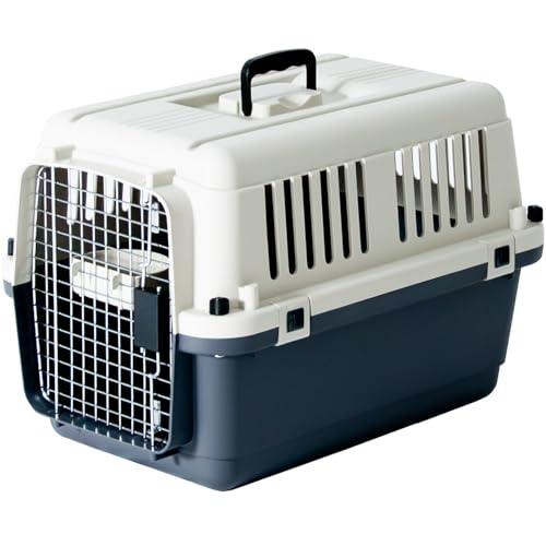 プチリュバン ペットキャリー DX60 猫用 小型犬用 中型犬用 IATA基準クリア クレート 14kgまで Lサイズ 奥行き60.5 x 幅4 | 