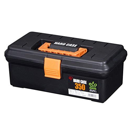 アイリスオーヤマ 工具箱 ハードケース 350 エコブラック【幅約35×奥行約19×高さ約14cm】 | 