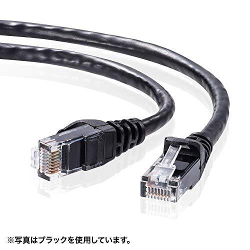 サンワサプライ(Sanwa Supply) CAT6LANケーブル (5m) UTP 1Gbps/250MHz RJ45 ツメ折れ防止 レッド |  | 01