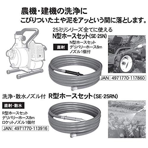 工進(KOSHIN) R型ホースセット SE-25RN(洗浄・散水両用ノズル付) |  | 01