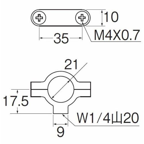 SANEI(サンエイ) 配管部品 止め金具 パイプ固定用 給水管用 H861-20.8 21mm |  | 01