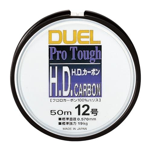 DUEL(デュエル) ハリス H.D. フロロカーボン 50m 12号 40 クリアー H854 | 