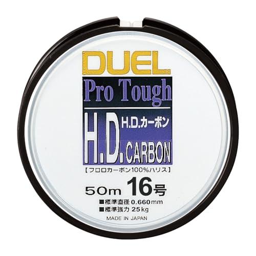 DUEL(デュエル) ハリス H.D. フロロカーボン 50m 16号 55 クリアー H856 | 