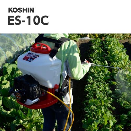 工進(KOSHIN) 背負い式 エンジン 動噴 タンク10L ES-10C　高圧 工進(KOSHIN) 背負い式 エンジン 動噴 タンク 10L ES-10C 2サイクル