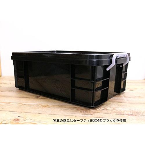 和泉化成 収納コンテナ 日本製 セーフティBOX2型クリア (幅21.5×奥34×高14cm) |  | 01