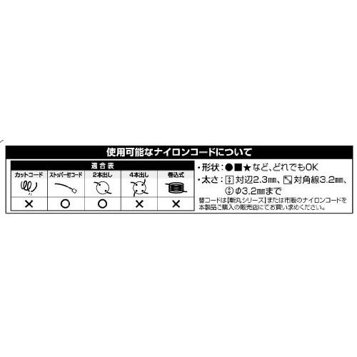 高儀(Takagi) 斬丸 草刈用 ナイロンコードカッター 差込式 フリー安定板付 S-E |  | 01