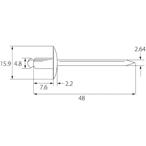 ロブテックス リベット NSA6-2LFEB |  | 01