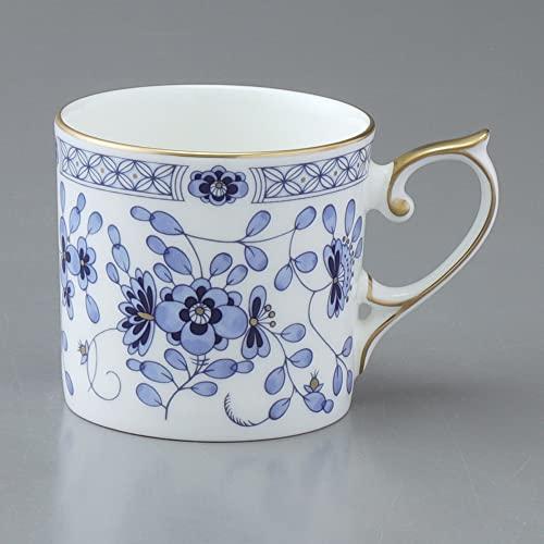 NARUMI(ナルミ) カップ ソーサー ミラノ ブルー 花柄 梅の花 更紗調 メッシュ コーヒーカップ&ソーサー プレゼント 日本製 9682 |  | 01