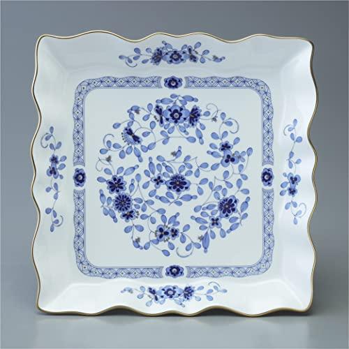 NARUMI(ナルミ) プレート 皿 ミラノ 径23cm ブルー 花柄 梅の花 更紗調 フレアー 結婚祝い プレゼント 日本製 ギフト箱入り 9 |  | 01