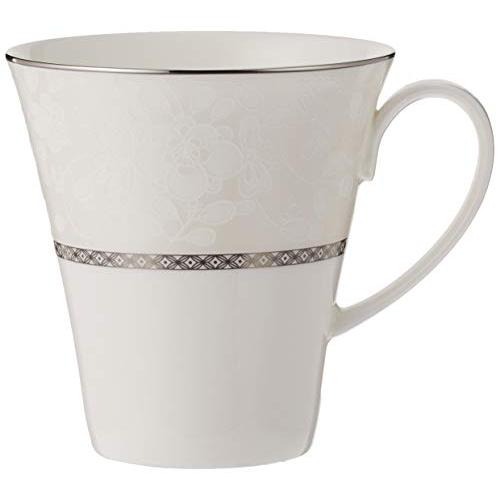 NARUMI(ナルミ) マグカップ ミラノビアンカ 340cc ホワイト 花柄 梅の花 かわいい おしゃれ 大きめ ギフト箱入り 51461-2 | 