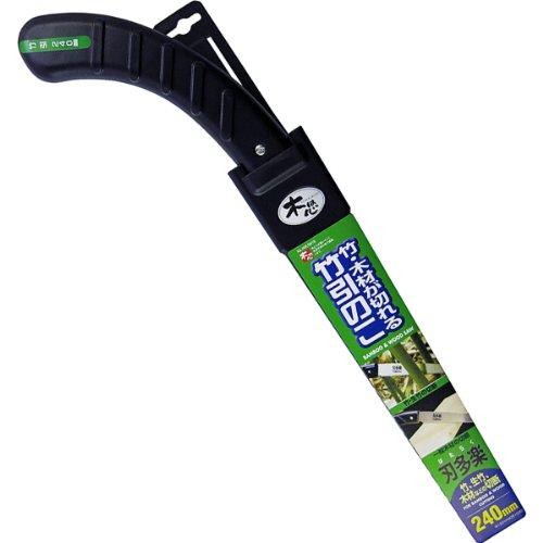 石鋸工業 サヤ付替刃式鋸 刃多楽 竹引のこ 240mm |  | 01