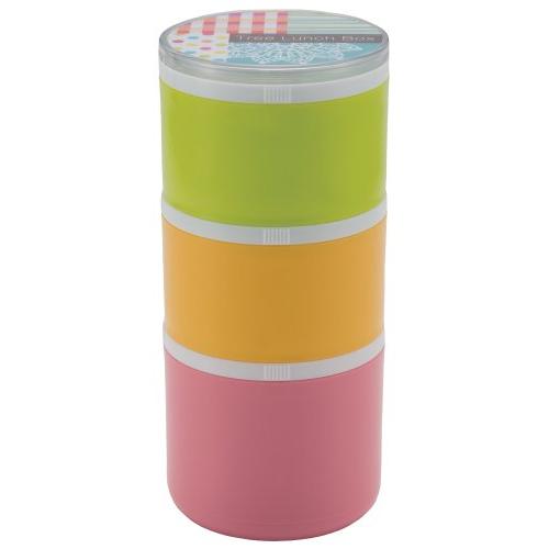 MIクリエーションズ ツリーランチボックス 弁当箱 縦型 スリム オフィス 遠足 ピクニック お出かけ (3段) | 