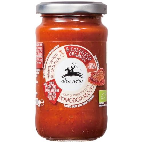 ALCE NERO(アルチェネロ) 有機 パスタソース トマト & ドライトマト 200g (オーガニック イタリア産) 1個 | 