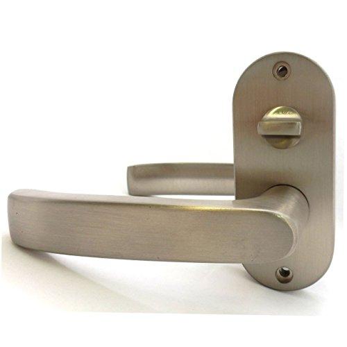 川口技研 Jレバー 表示錠 小判座 住宅室内用レバーハンドル バックセット50mm JL-24-4K-N ニッケル シルバー |  | 01