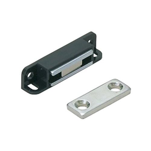 スガツネ工業(Sugatsune) (LAMP) マグネットキャッチ 高吸着力タイプ グレー MC-110NF-GR | 