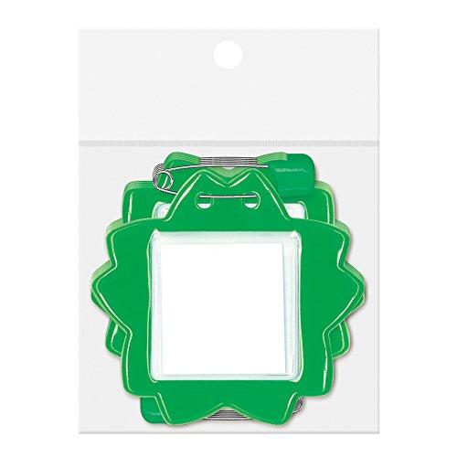 共栄プラスチック ORIONS 桜型名札 10枚入 グリーン C-7-10-G |  | 01