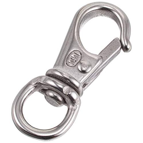 ステンレス金具 スイベルスナップ 線径2.5mm 全長37mm 使用荷重5kgf |  | 01