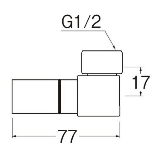 SANEI(サンエイ) ワンタッチタイプのナット付エルボ ネジ径G1/2×パイプ径10A パッキン付き T6215J-4-13X10A |  | 01