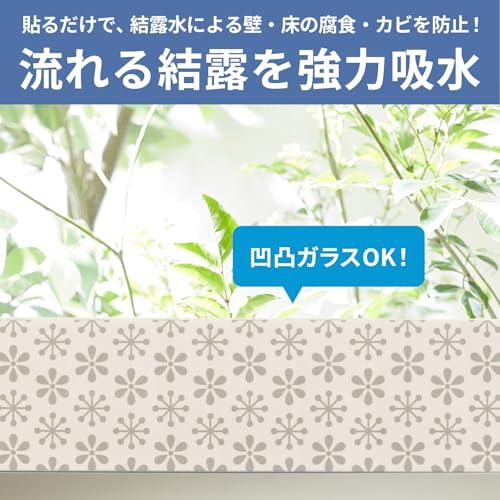 ニトムズ 強力 結露 吸水テープ 2WAY スノー カビ防止 窓 リビング 寝室 子ども部屋 幅60cm×長さ0.9m 2枚入 E1051 |  | 01