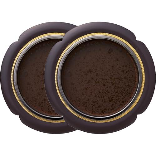 アサヒペン 襖紙用 引き手 2個入リ 476-50mm はめ込み部分幅50mm 丸 和モダン ふすま 引手 取っ手 簡単取り付け 引手釘付き日本 | 