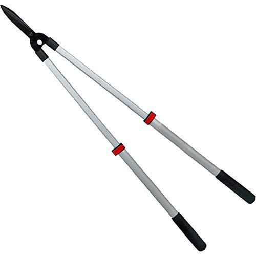 近与(KONYO) KENOH 手元の草木から高い所の枝まで 伸縮式刈込鋏 全長77cm 最大118cm 刃長15cm アルミ柄 枝切り鋏 軽量 | 