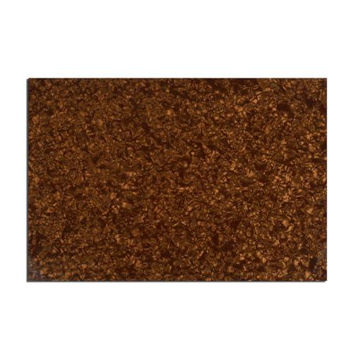 Musiclily 435x290mm ギターピックガード板材 ST TL ピックガード素材エレキギター/PBベース用、4Pブロンズパール | 