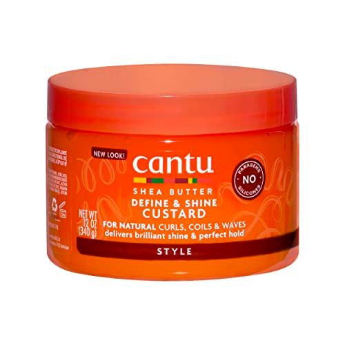 CANTU SHEA BUTTER FOR NATURAL HAIR DEFINE & SHINE CUSTARD 340gm | 