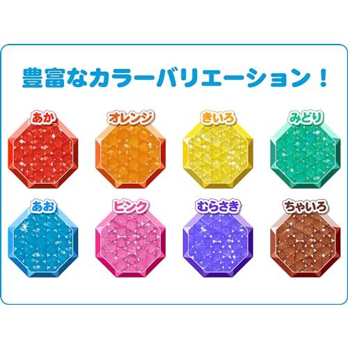 アクアビーズ 別売り ビーズ 【 キラキラビーズ オレンジ 】AQ-123 STマーク認証 6歳以上 おもちゃ 水 水でくっつく メイキングトイ |  | 01