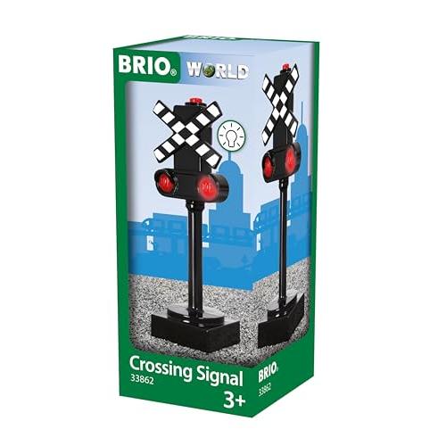 BRIO 木製レール 知育玩具 ライト付き踏切シグナル 対象年齢 3歳~ 33862 誕生日 クリスマス プレゼント 室内遊び 男の子 女の子 |  | 01