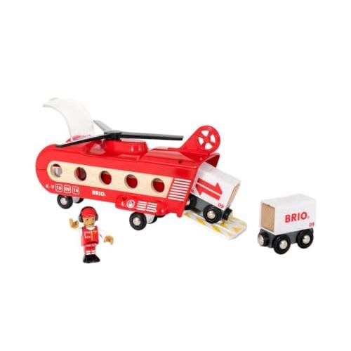 BRIO 木製レール 知育玩具 カーゴヘリコプター 対象年齢 3歳~ 33886 誕生日 クリスマス プレゼント 室内遊び 男の子 女の子 脳ト | 